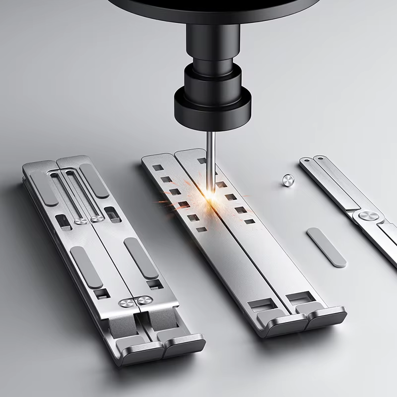 Aluminum Alloy Laptop Holder Stand Adjustable Foldable Portable for Notebook Computer Bracket Lifting Cooling Holder Non-Slip