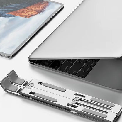 Aluminum Alloy Laptop Holder Stand Adjustable Foldable Portable for Notebook Computer Bracket Lifting Cooling Holder Non-Slip